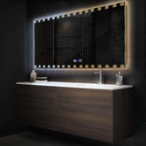 LED Spiegel Rechteckig | Touch-Schalter | Anti-Beschlag-Funktion | Einstellbare Farbtemperatur - Reyze Seria Edge Model 6